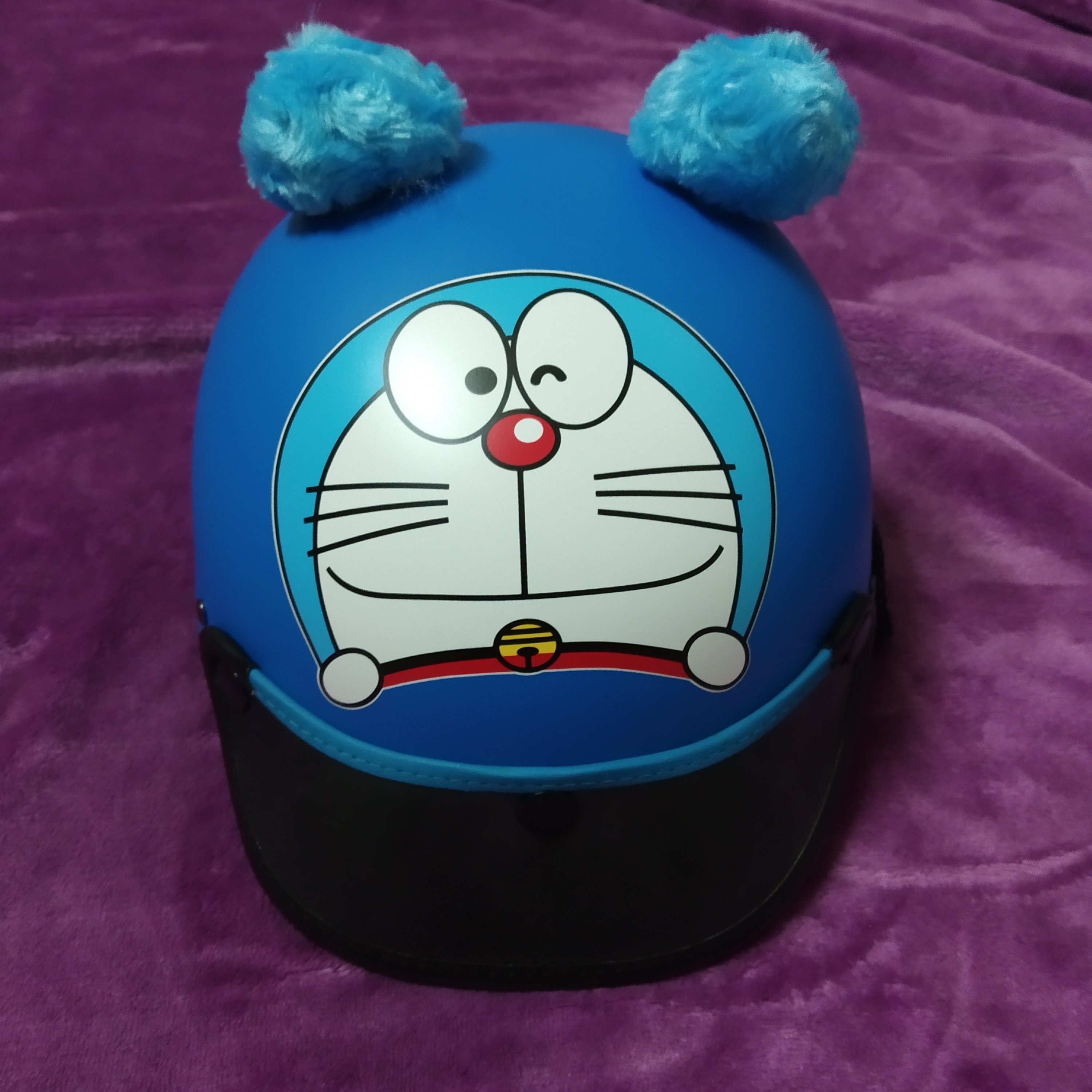 Nón Bảo Hiểm Trẻ Em - Mũ Bảo Hiểm Nhiều Màu và Có 2 Tai trên nón Cực Dễ Thương