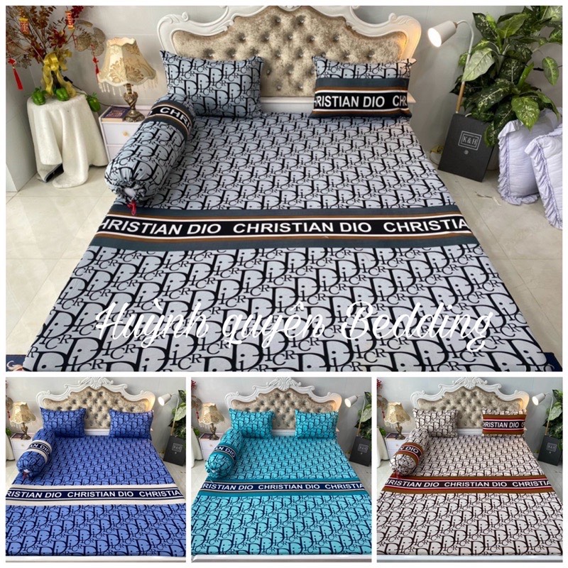 Trọn bộ drap ga thun hàn có mền