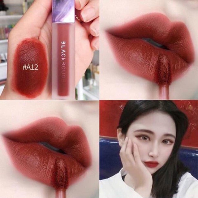 SON BLACK ROUGE A12 - ĐỎ NÂU GẠCH