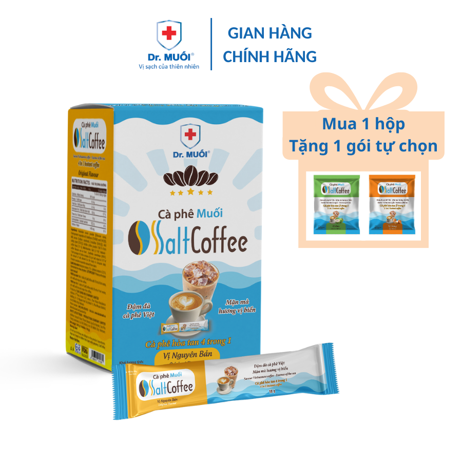 Cà phê muối saltcoffee hộp 9 gói