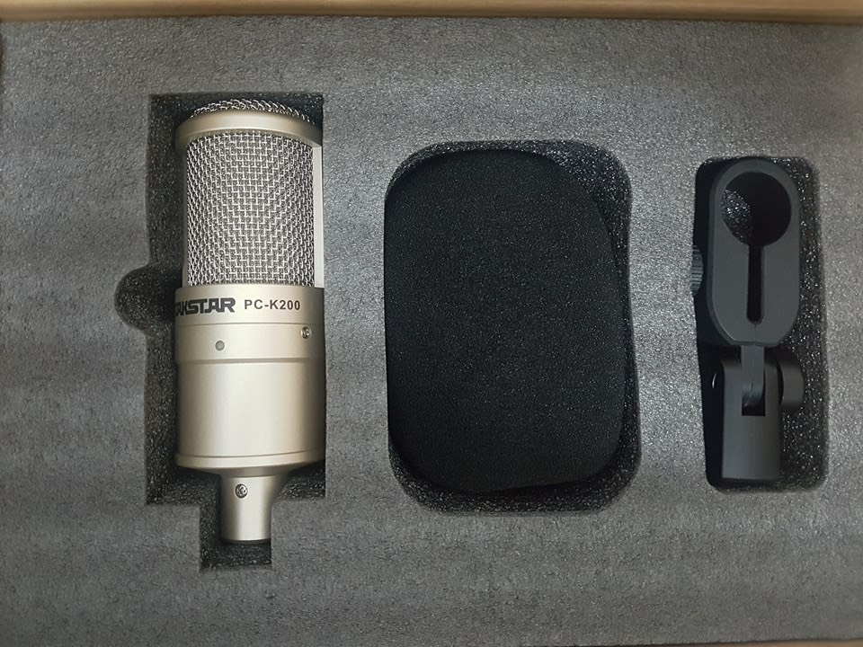 Combo Micro Takstar PC-K200 + ICON Upod Pro Sound Card – Bộ thu âm hát