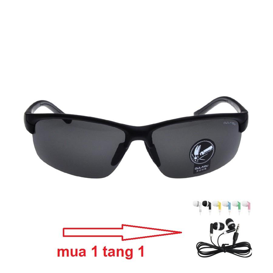 Kính phân cực nhìn xuyên đêm kiểu dáng thể thao NTP (Đen) Tặng 1 tai nge cực ấm