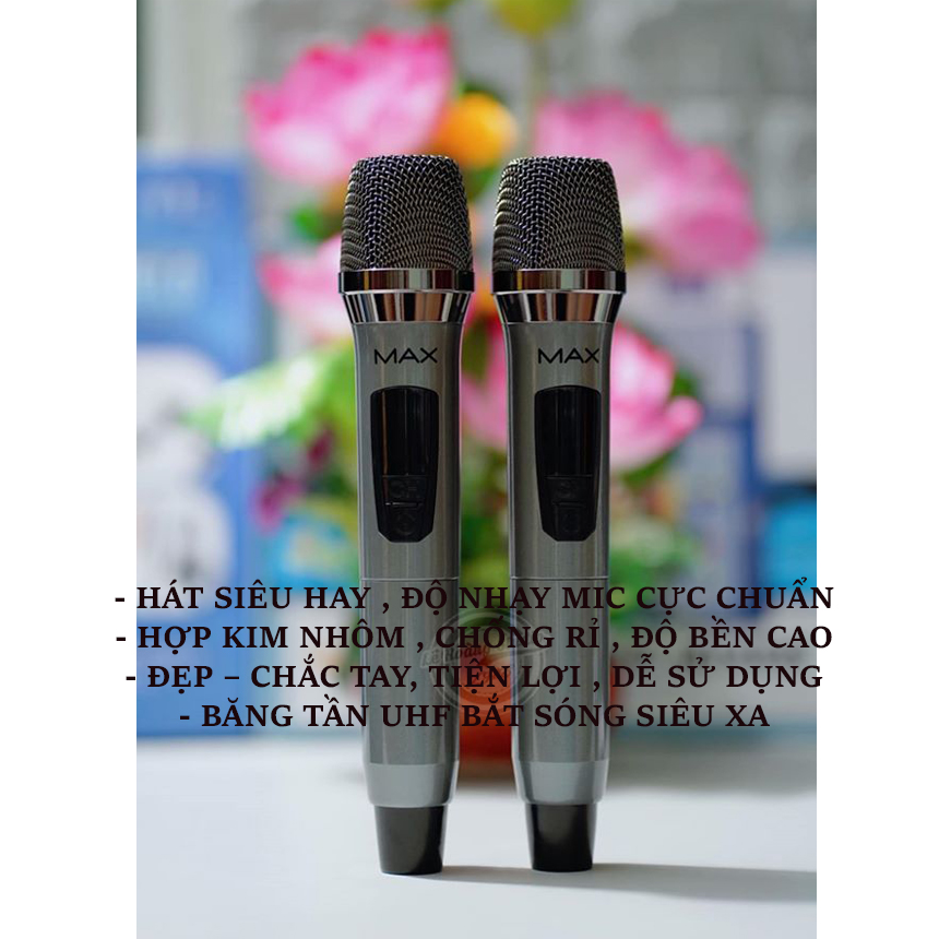 [HCM](Micro) Micro Karaoke Micro Không Dây Thông Minh Mic Không Dây Kết Nối Sóng UHF Micro MAX 39 Karaoke Chuyên Nghiệp Hiệu Suất Cao Khuếch Đại Nguồn Âm Thanh Chuyển Động Mic hát karaoke Tuyệt Vời Bảo Hành Toàn Quốc 12 T