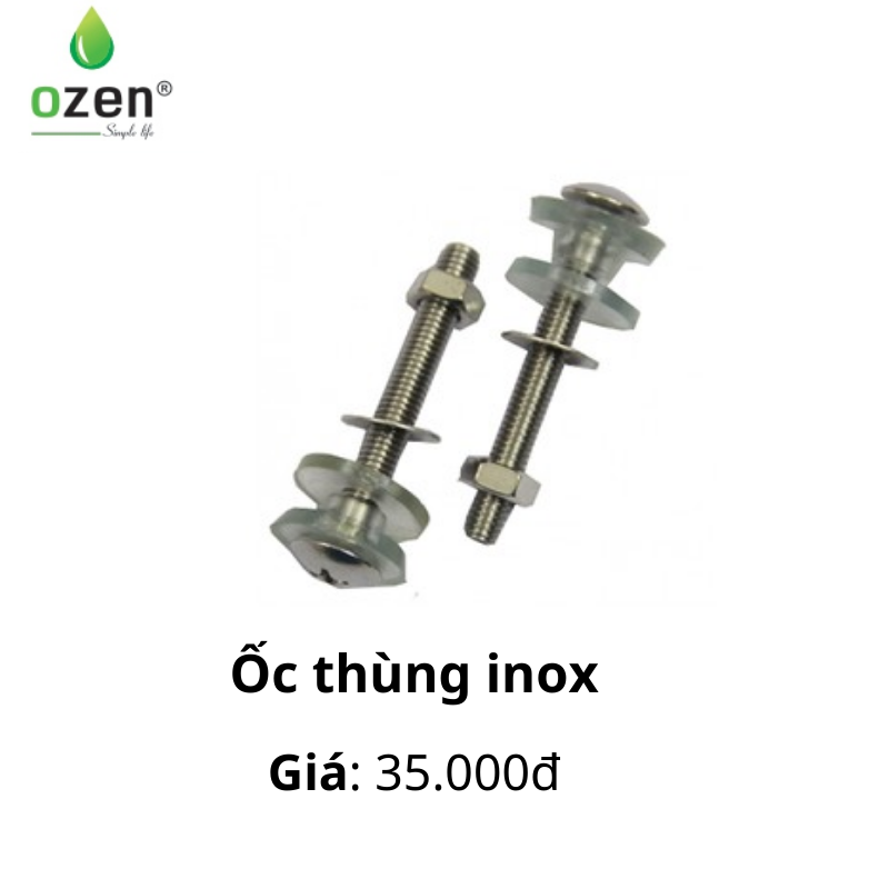 Phụ kiện ốc vít, ron và cóc két nước bồn cầu loại tốt, thích hợp với nhiều loại bồn cầu khác nhau