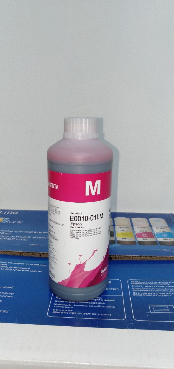 Mực in InkTec Hàn Quốc 1 Lít màu đỏ Magenta