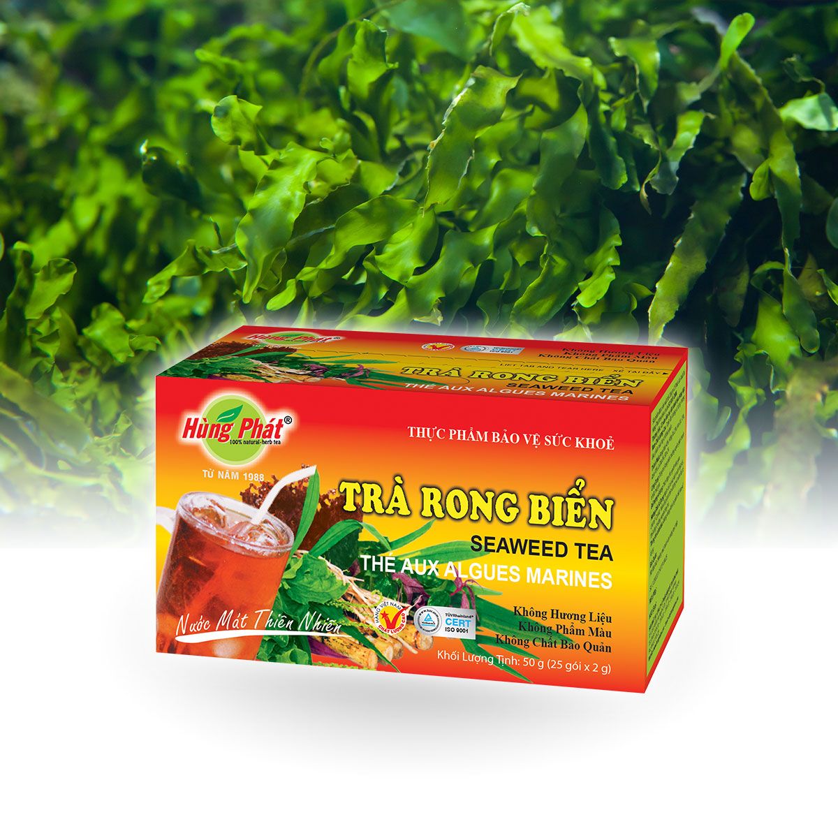 Trà rong biển - trà hùng phát