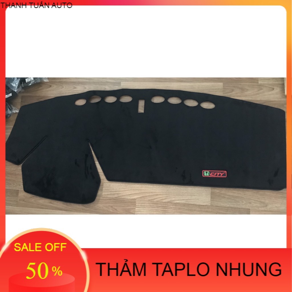 HONDA CITY 2021 THẢM CHE NẮNG TAPLO NHUNG 3 LỚP CHỐNG TRƯỢT