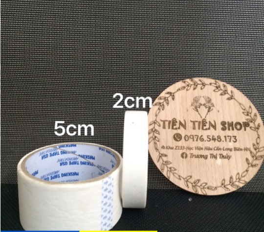 1 cuộn băng dính giấy viết chữ lên được