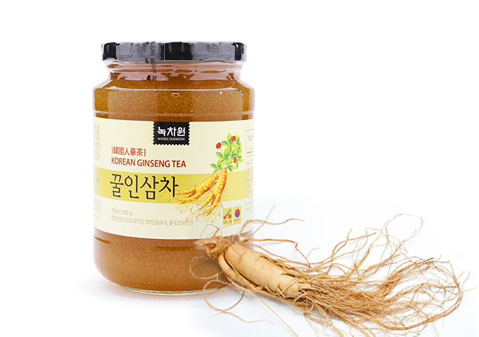 [HCM]Trà Nhân Sâm Mật Ong Nokchawon Korean Ginseng Tea 580g