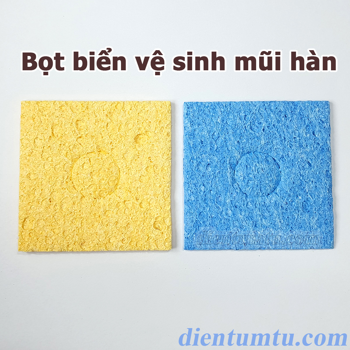 Bọt Biển vệ sinh - Chùi thiếc hàn, Vệ sinh đầu mũi hàn
