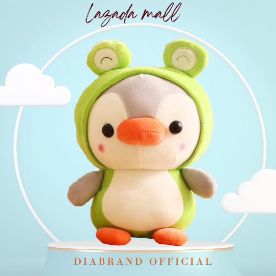Gấu bông chim cánh cụt cosplay 25cm Diabrand