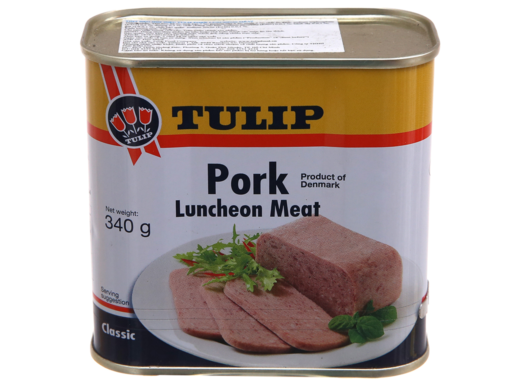 Thịt hộp Classic Tulip 340g nhập khẩu Đan Mạch