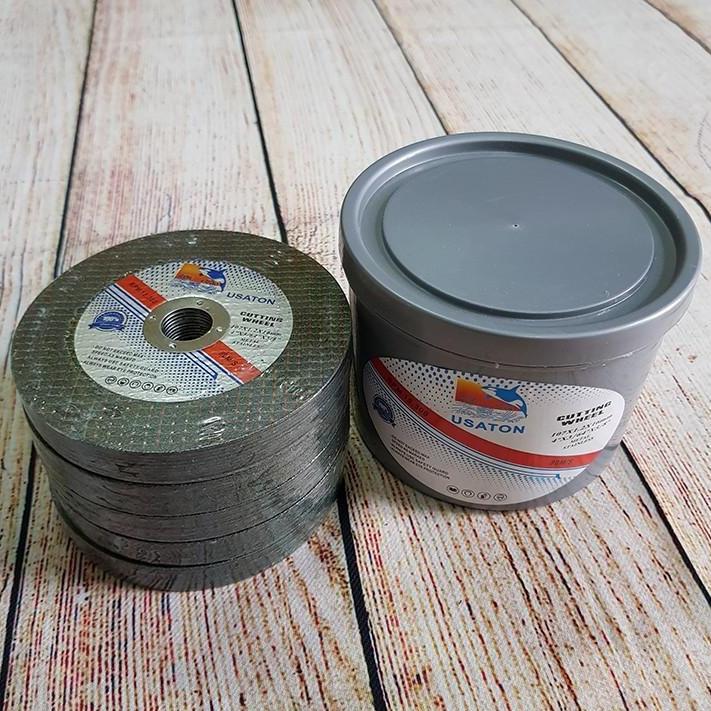 Đá cắt sắt nhãn hiệu con cá usaton, hộp 50 viên