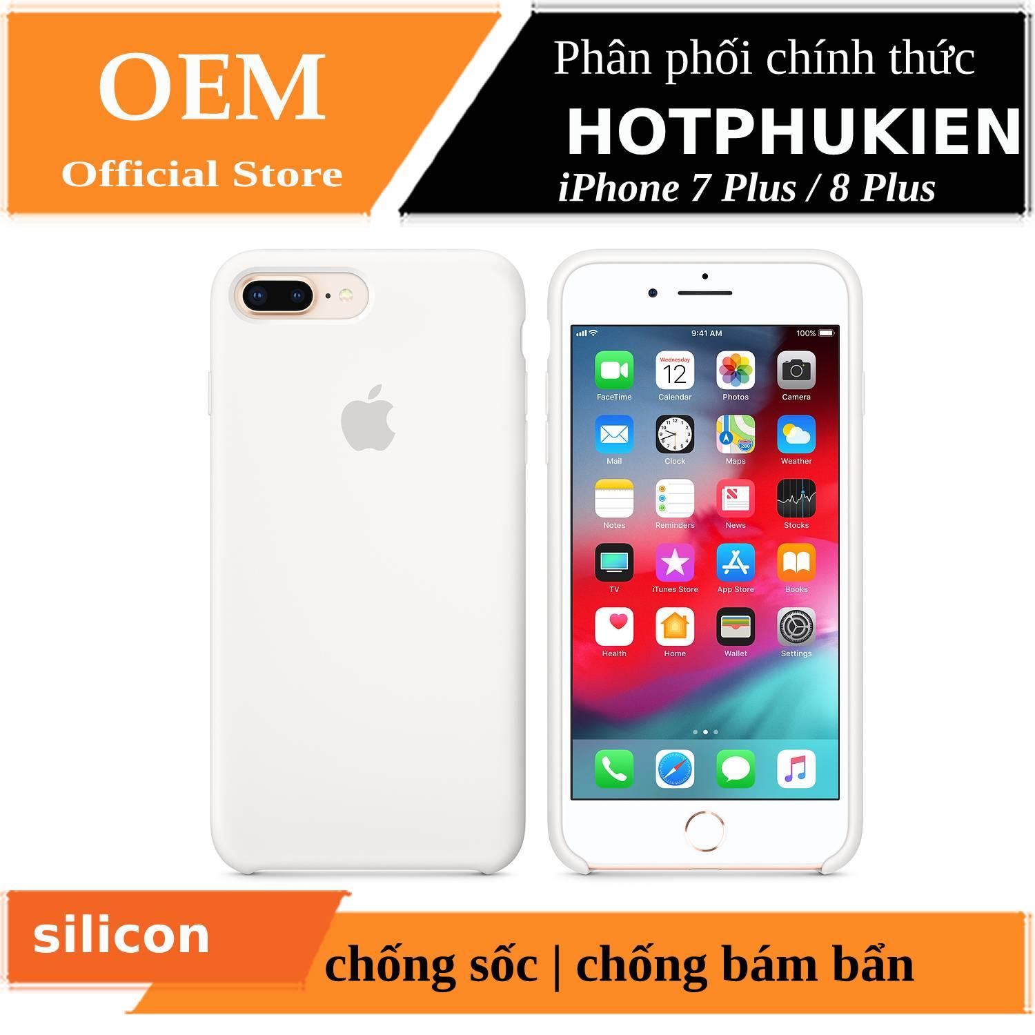 Ốp lưng silicon Ốp lưng cho iPhone 7 Plus / 8 Plus chống sốc chống bám bẩn -