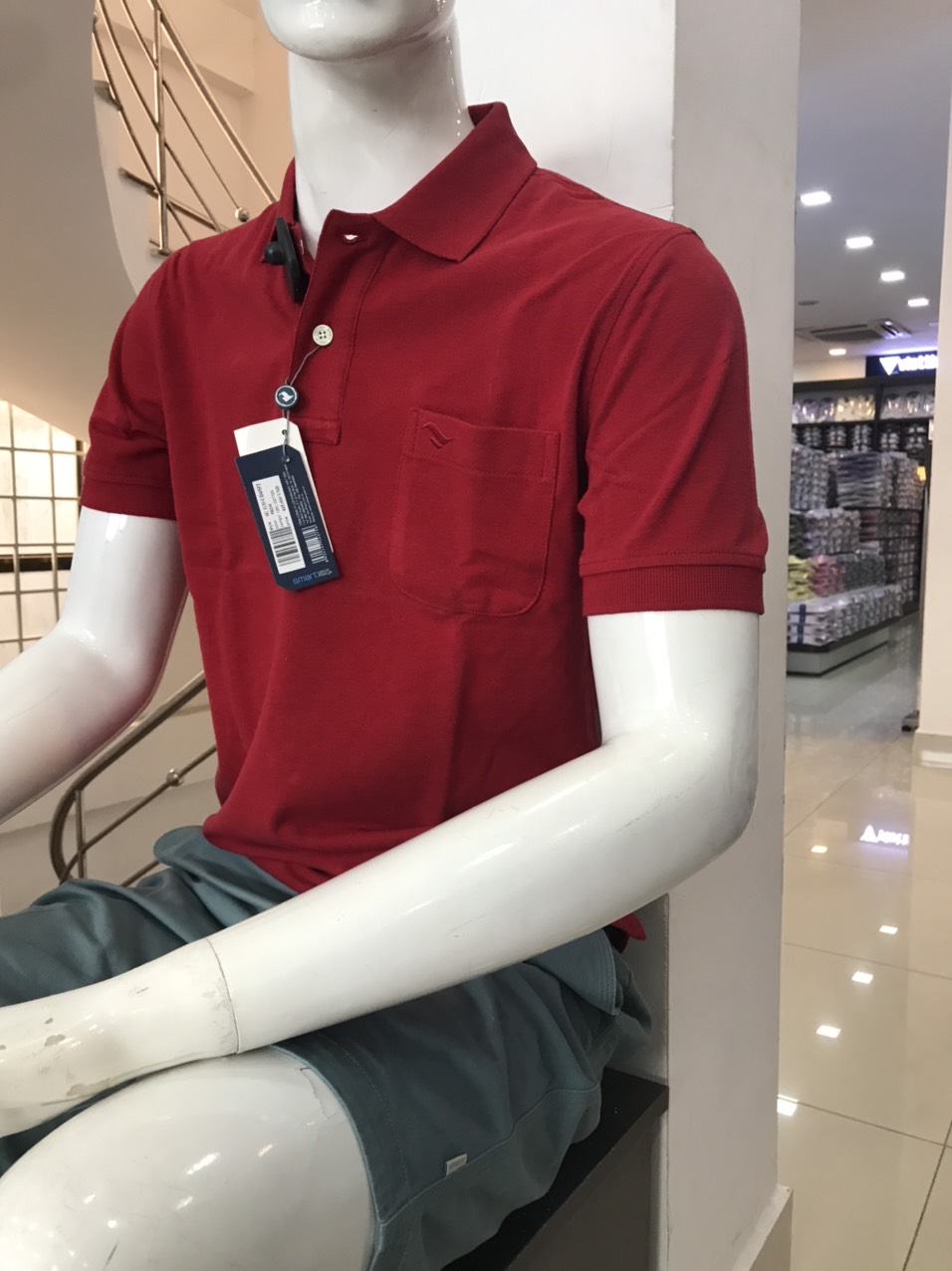 Áo thun nam hiệu việt tiến giá mác 445k sale còn 245k