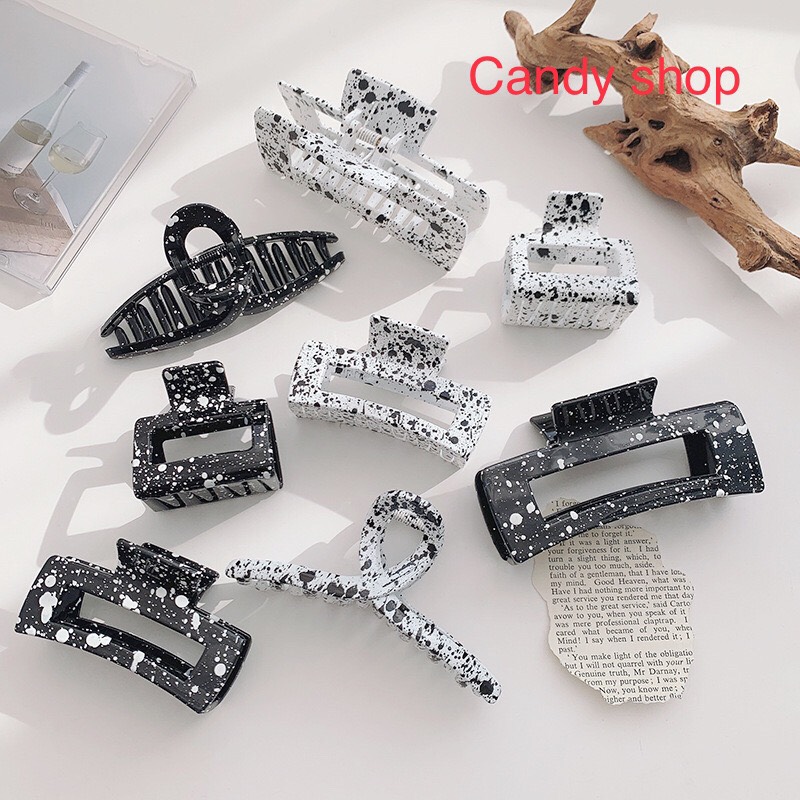 Kẹp tóc họa tiết bò sữa dễ thương cho nữ