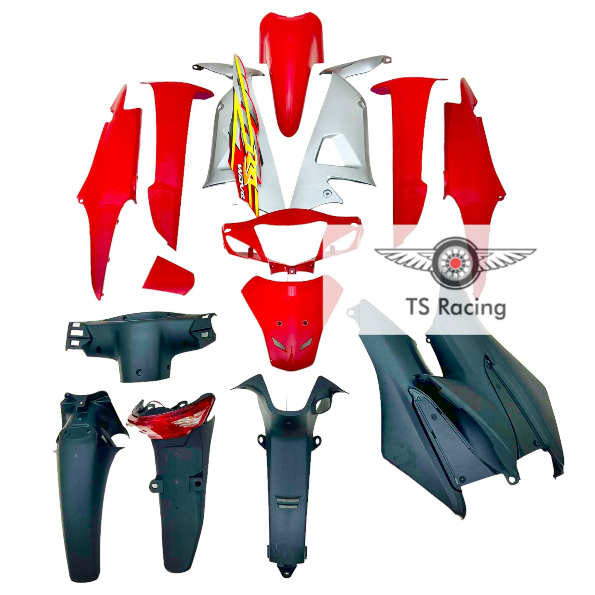 Dàn áo wave rs đỏ - tặng team 3 lớp