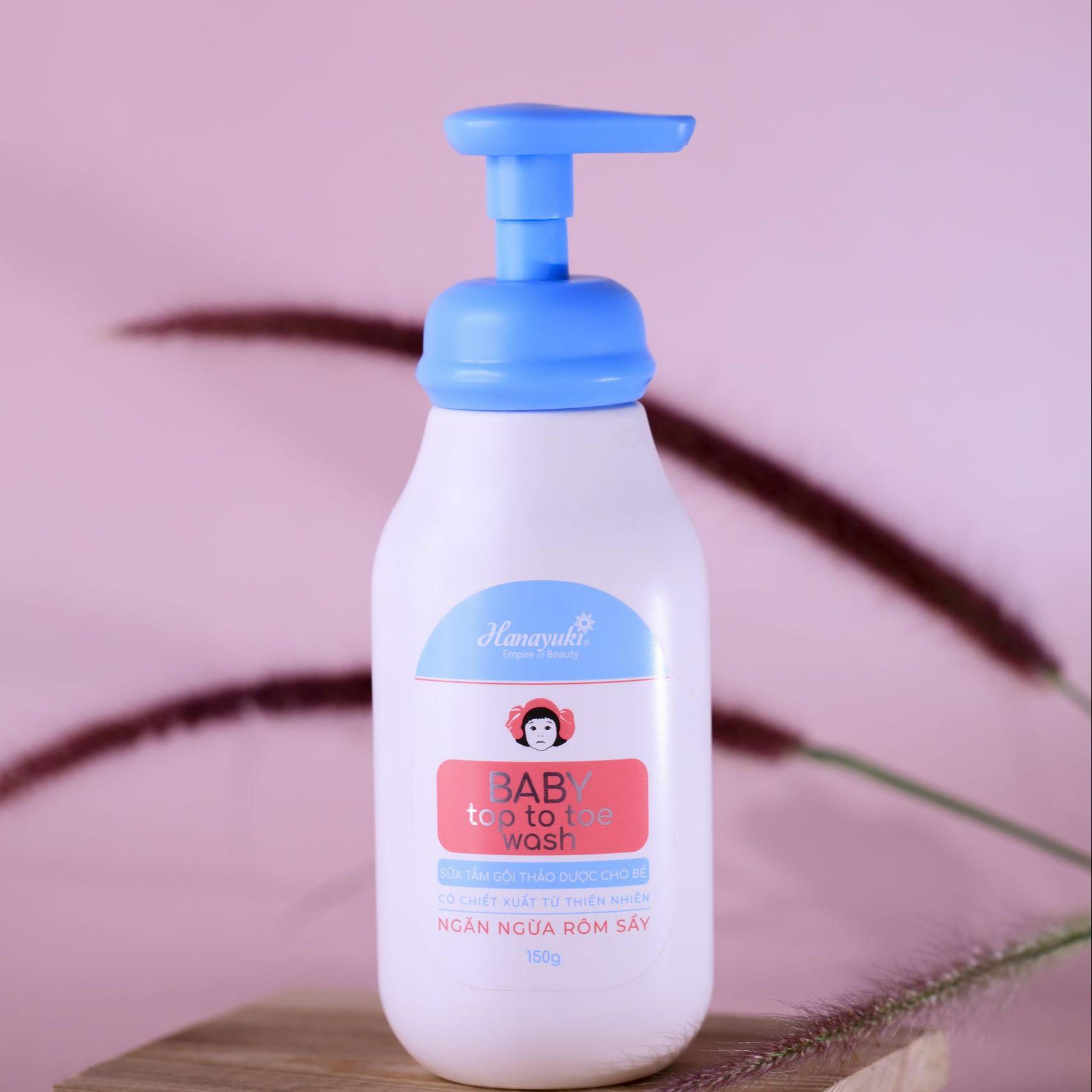 SỮA TẮM GỘI THẢO DƯỢC BABY TOP TO TOE HANAYUKI