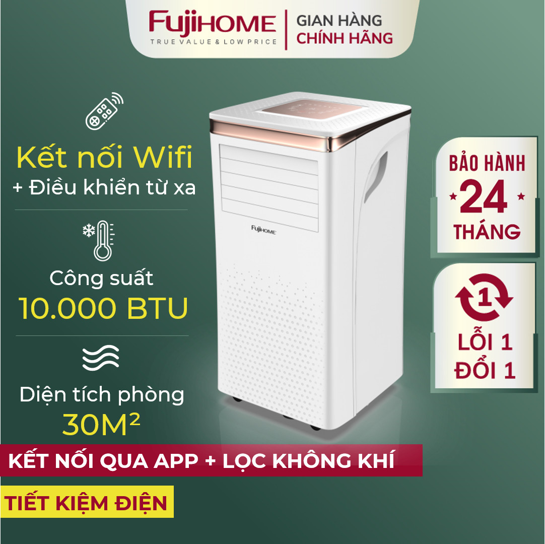 10.000 BTU fujihome portable air conditioner for 25m2 room Non-installation travel mini standing air conditioner with remote control