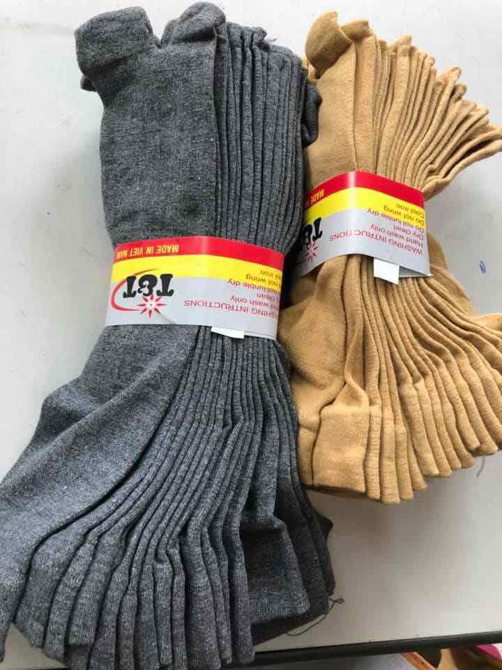 Bán Sỉ Bộ 10 Đôi Tất Ngắn Cotton Chống Nắng 2 Màu