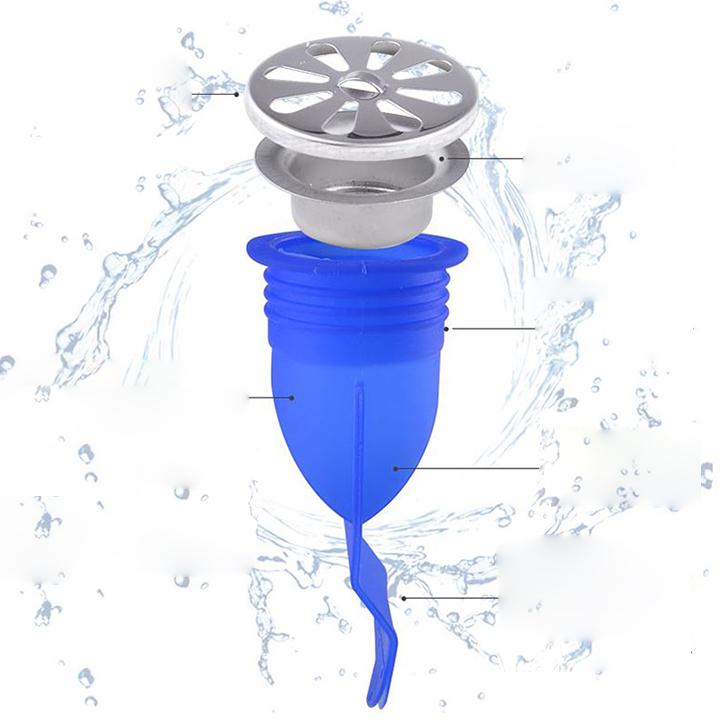 Nút Bịt Cống Nhà Tắm - Nút silicon bịt ống cống chặn mùi hôi nhà tắm, nhà vệ sinh hiệu quả