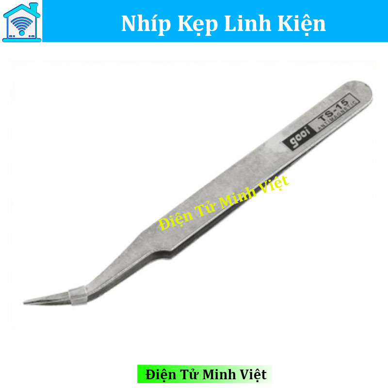 Nhíp kẹp linh kiện gooi - loại cong ts-15