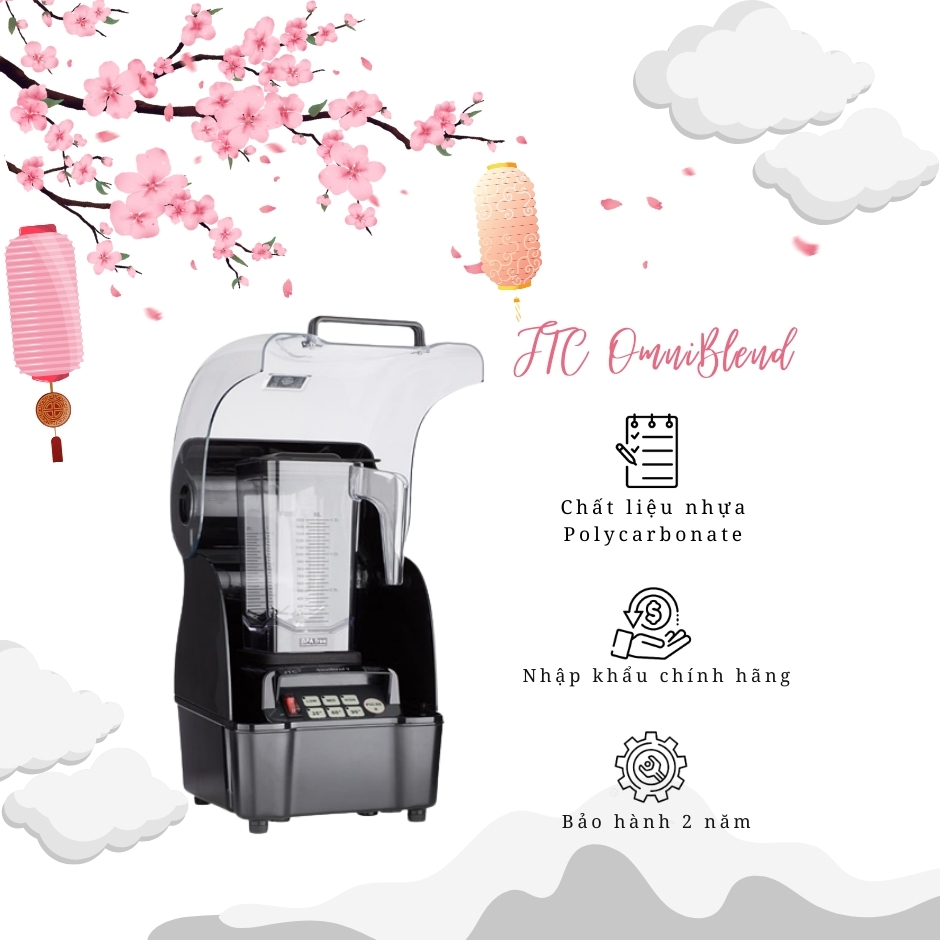 Hộp chống ồn sử dụng cho máy xay sinh tố công nghiệp hiệu JTC Omniblend