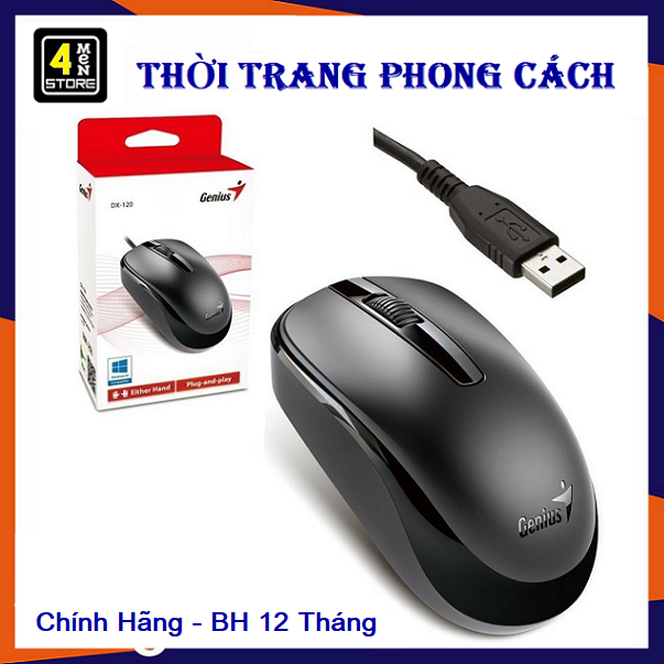 Chuột có dây genius dx-110/120 usb - bảo hành 12 tháng