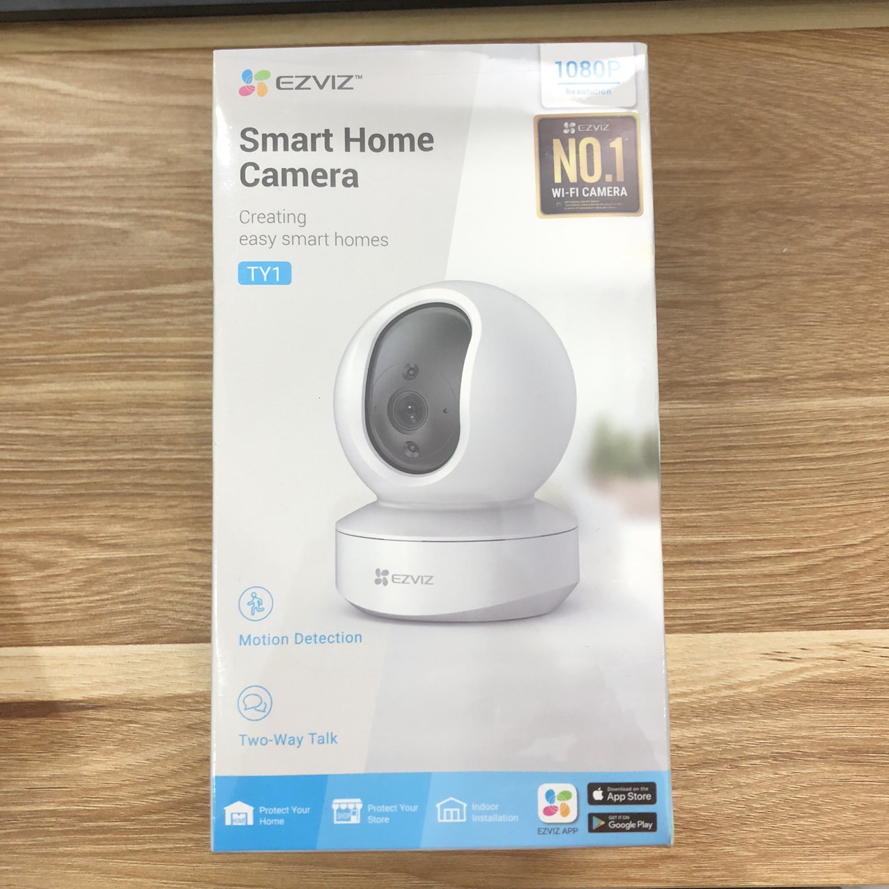 Camera không dây-EZVIZ CS-TY1 1080P Báo động chống trộm Camera wifi