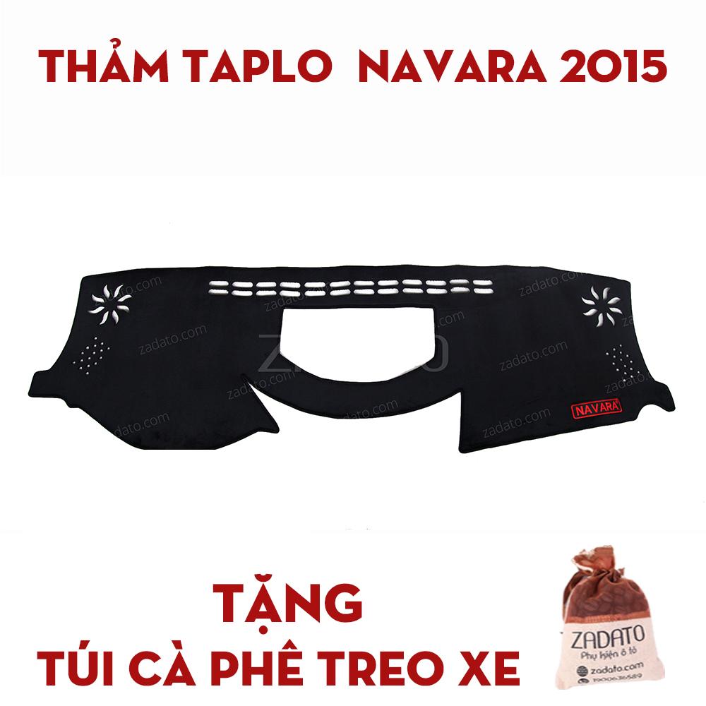 Thảm chống nóng taplo xe nissan navara đời 2010 - 2012 | thảm taplo lông cừu - tặng: túi cafe treo xe.