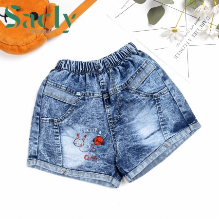 Quần short jean cho bé gái sacly từ 20kg -41 kg