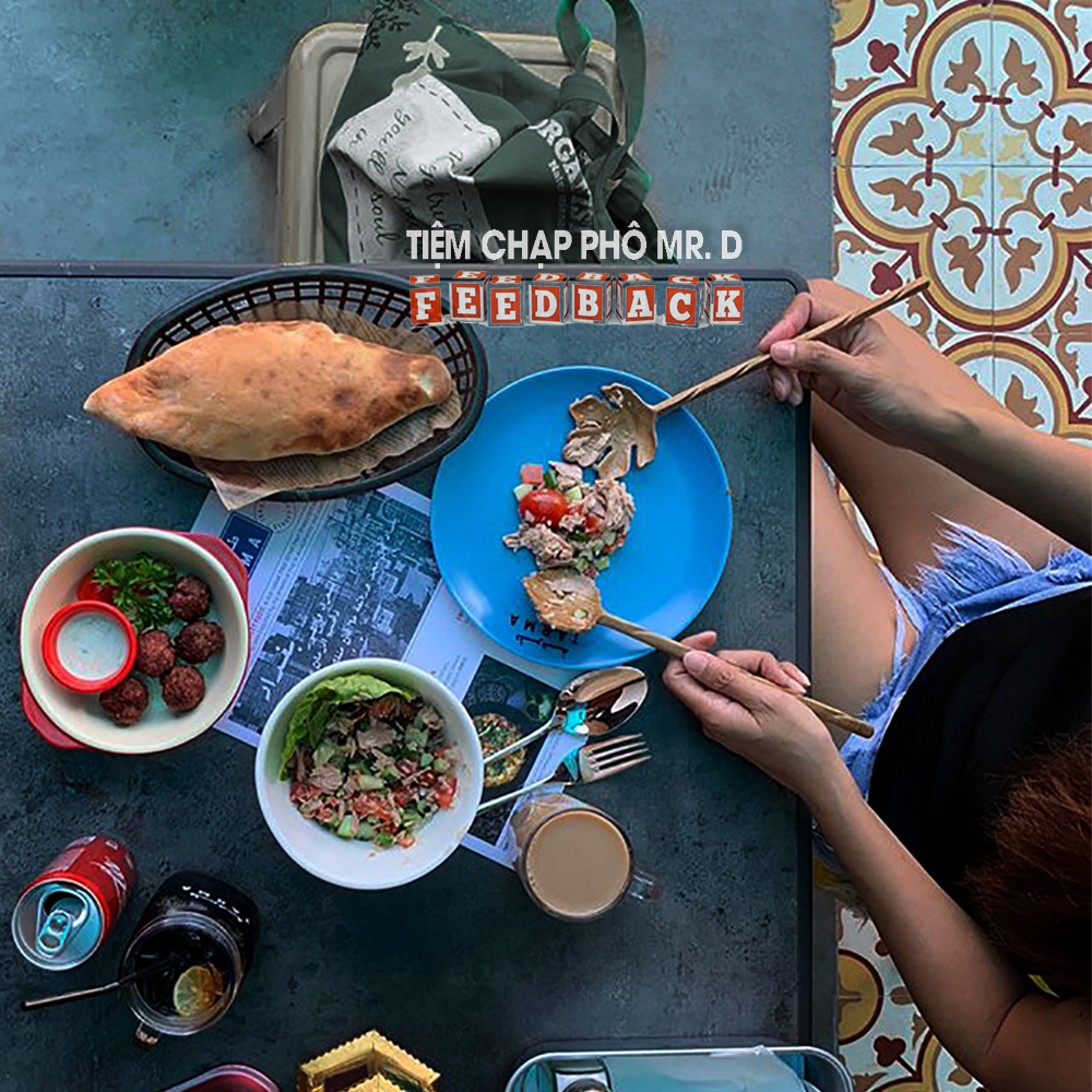 Bộ muỗng nĩa trộn salad, thanh lý dọn kho, combo salad server