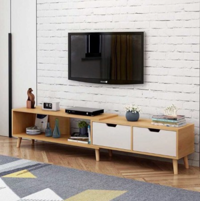 Kệ tivi gỗ thiết kế hiện đại để sàn cho gia đình FNL-82