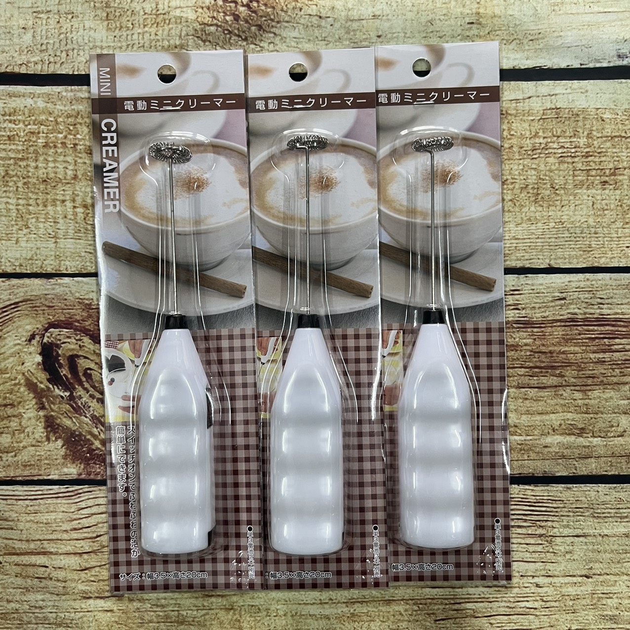 Máy tạo bọt sữa, cà phê, matcha, socola mini cầm tay Echo Metal 20cm | Sử dụng pin 2A