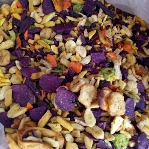 1kg trái cây sấy thập cẩm hàng vụn
