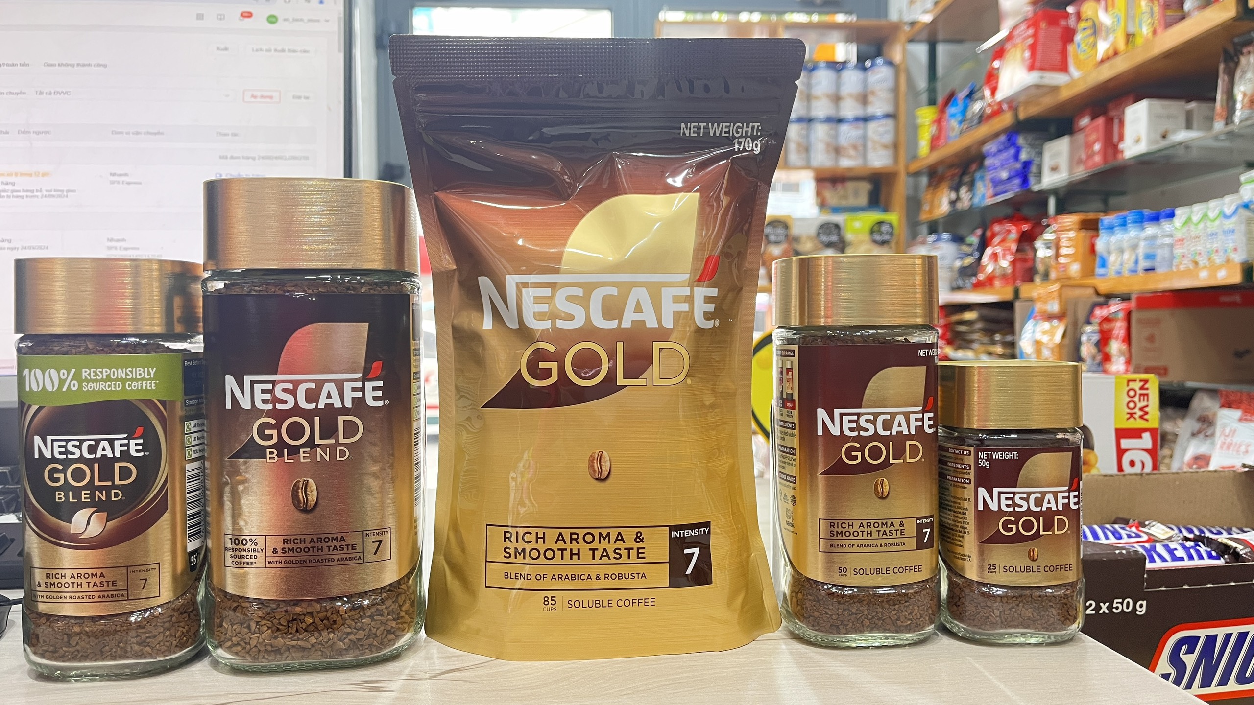 Instant Coffee Nescafe Gold / Gold Blend Coffee