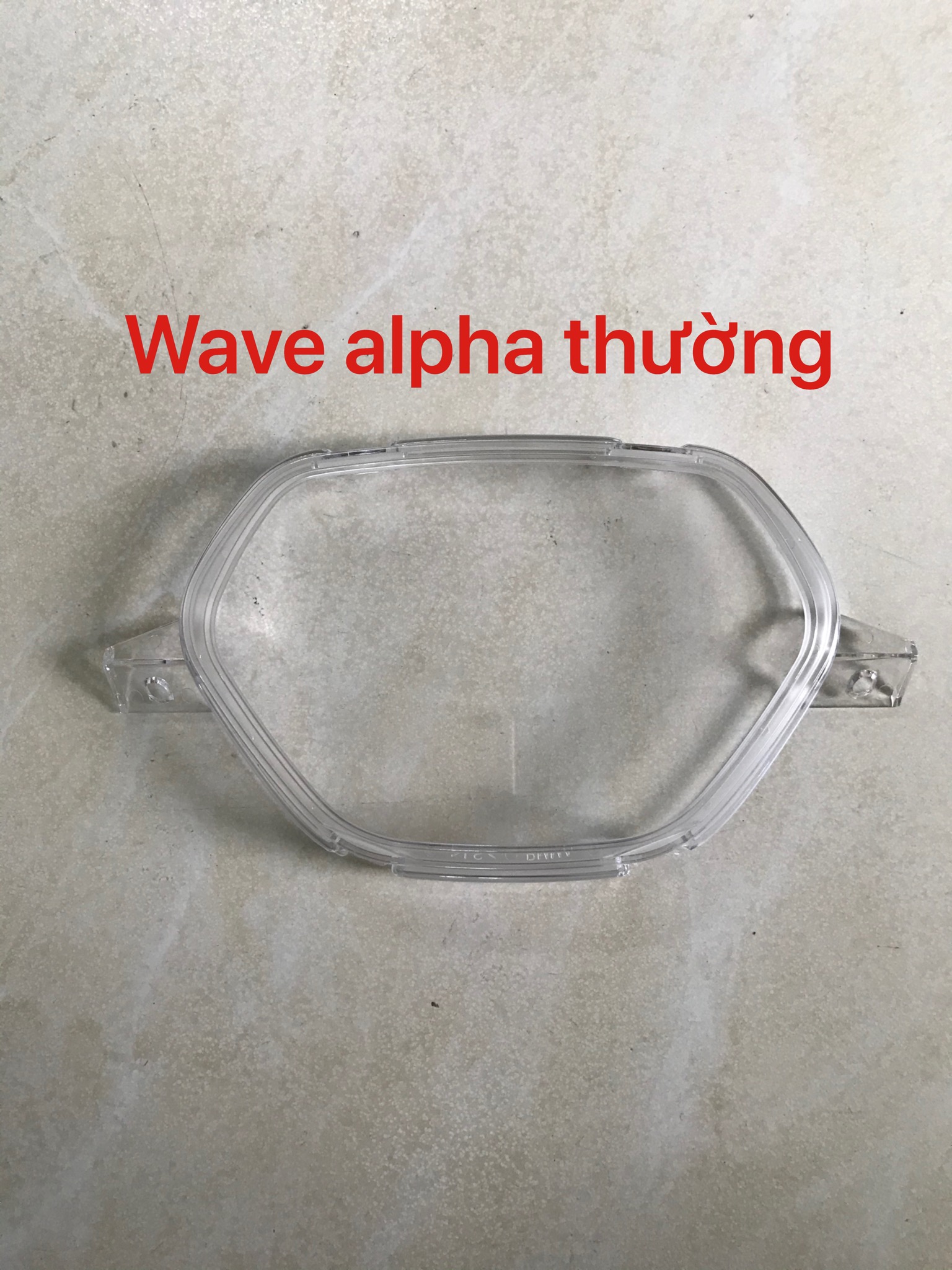 Mặt kính đồng hồ wave alpha-Wave nhỏ