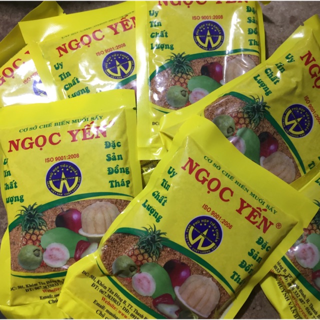 [SALE SỐC] 03 Gói muối sấy Ngọc Yến loại 100gram