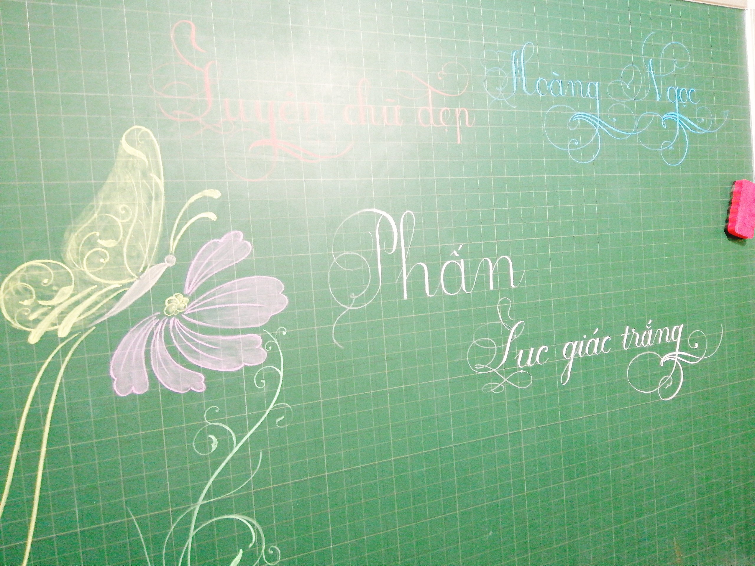 Phấn lục giác trắng - hộp 48 viên