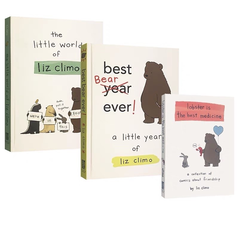 The little world of liz climo - 3 books |nhập khẩu