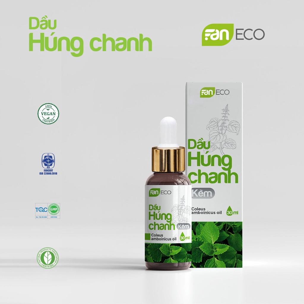 Tinh dầu Húng Chanh Kẽm 30Ml-Faneco