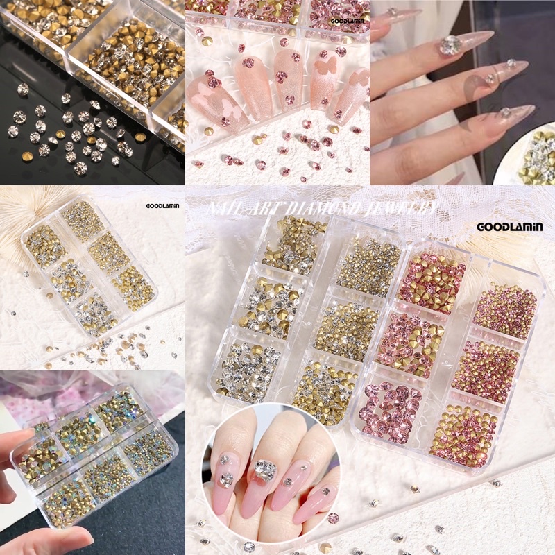 Đá chân nhọn mix đủ size siêu sáng