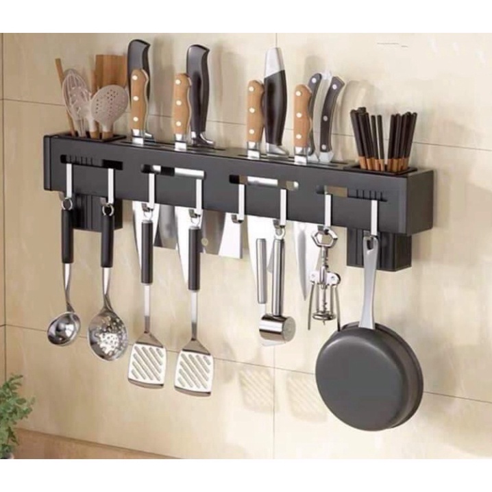 Giá cài dao - kệ để dao thớt, treo đồ nhà bếp inox dán tường gọn nhẹ. ta phượng