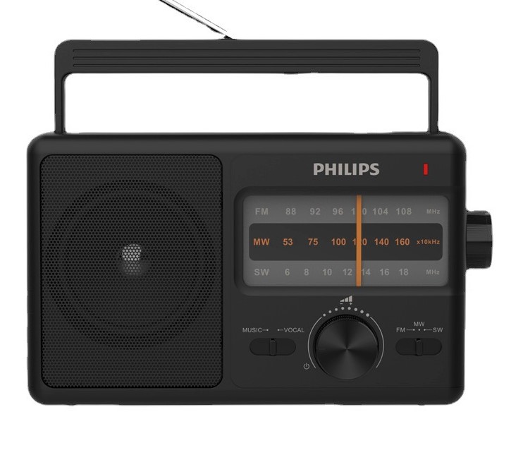 Radio philips tar 2368 3 băng tần am/fm/sw cắm điện 220v ,4 pin đại