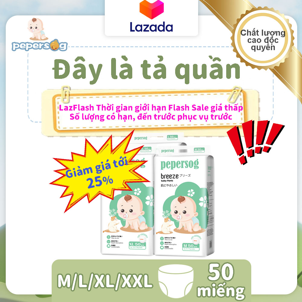 [Giá rẻ lịch sử, số lượng có hạn]!!!Đây là tả quần Tã Bỉm Quần Dán Cao Cấp Pepersog Tã Dán Sơ Sinh Cho Bé Trẻ Em Đủ Size M/L/XL/XXL Newborn Nội Địa
