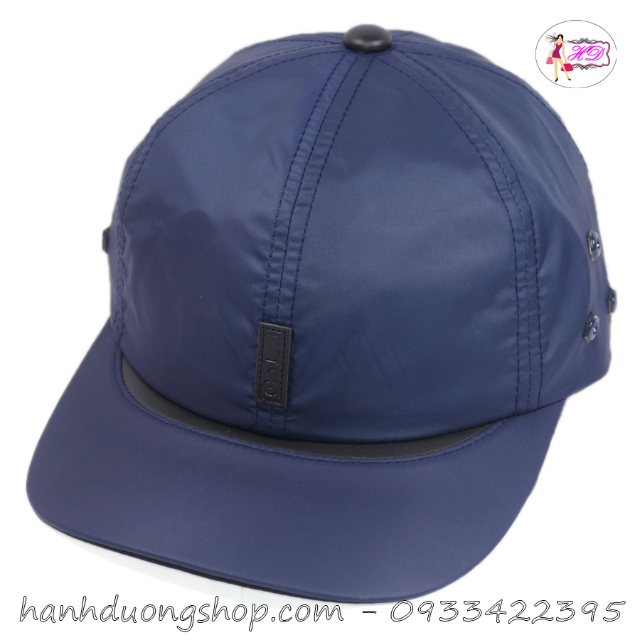 Mũ lưỡi trai vải dù trơn bóng thời trang cao cấp đường may tinh tế gắn sò đẹp NS nón kết vải dù cao cấp nam nữ