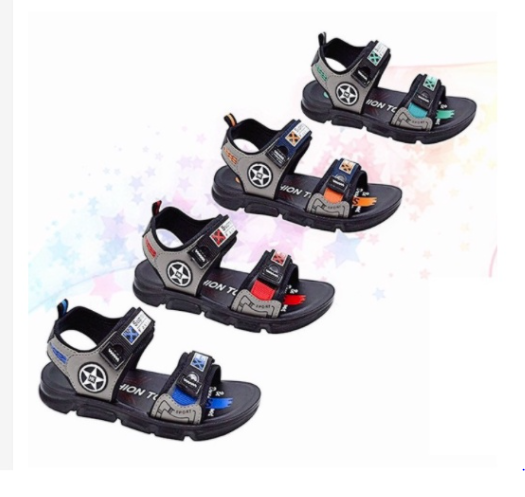 Dép sandal quai dán đế eva siêu bền bé trai