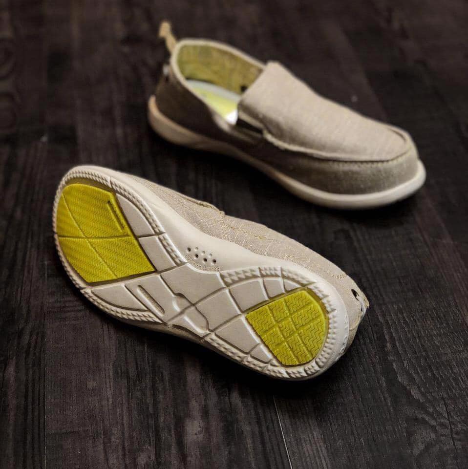 Giày cross nam walu chambray màu kaki vàng