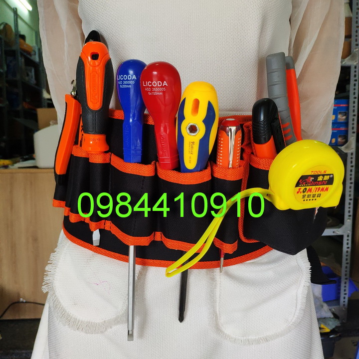 Túi đeo đồ nghề 15 ngăn kapusi k3002