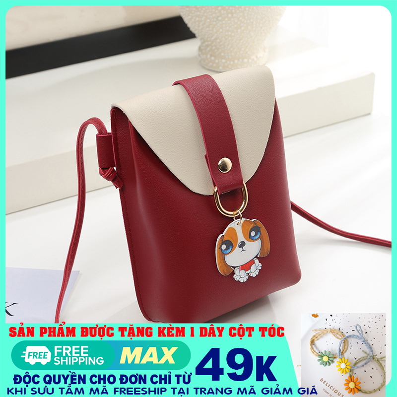 TÚI ĐEO CHÉO NỮ T-FS-82 ( 19cm x 13cm x 4cm Nhiều Màu ) nhỏ xinh, tiện dụng, thời trang, hottrend hàng Quãng Châu